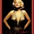 Placa metalica - Marilyn Monroe  - 10x14 cm